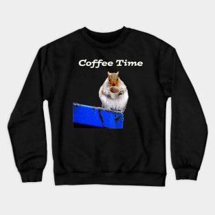 Coffee Squirrel Crewneck Sweatshirt